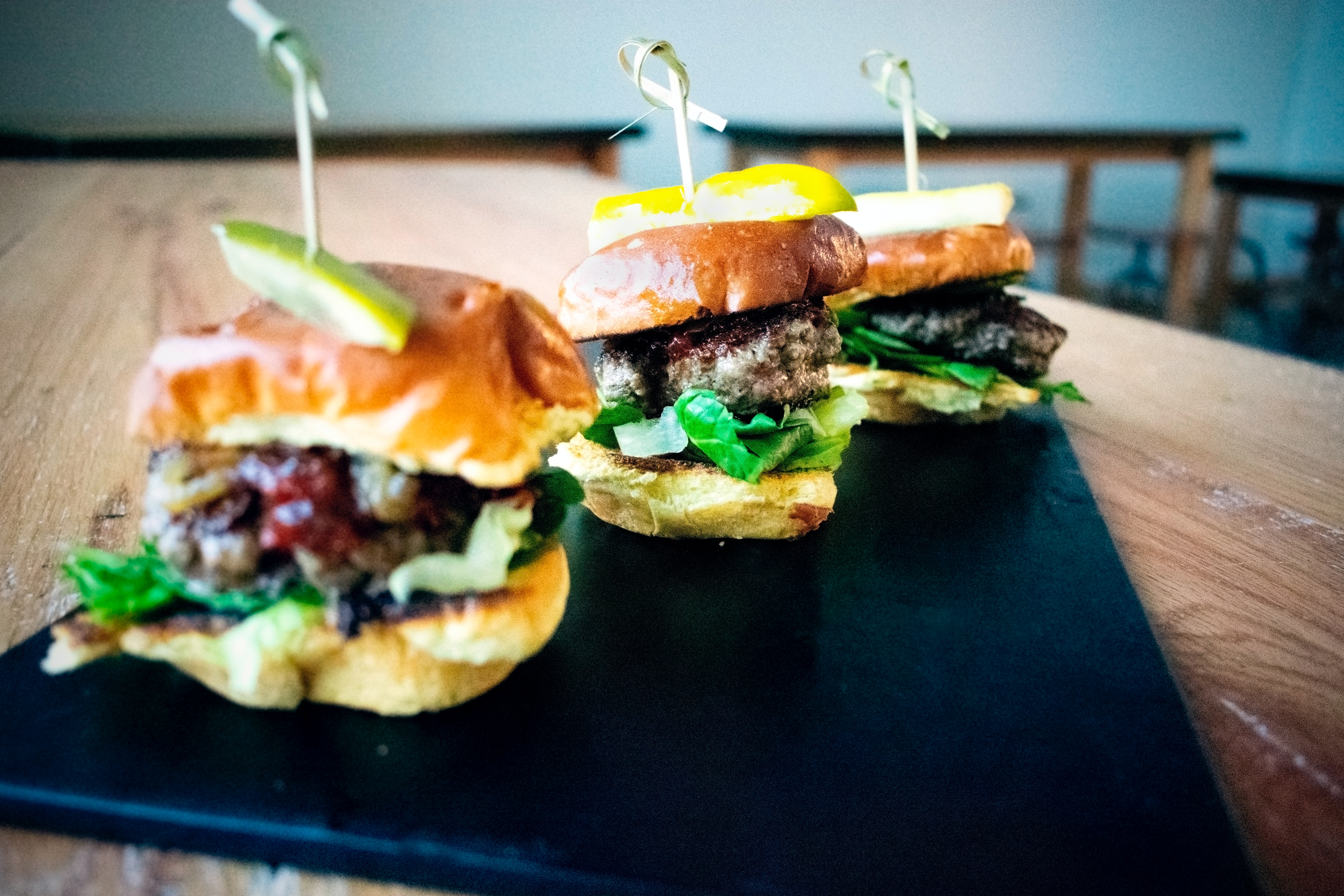 Enjoy Sliders for Dinner at a Boston Restaurant